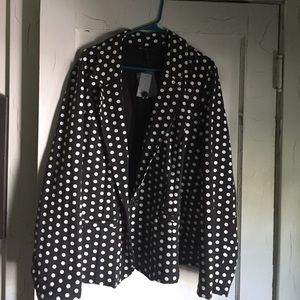 NEW! Lane Bryant Knit Print Blazer