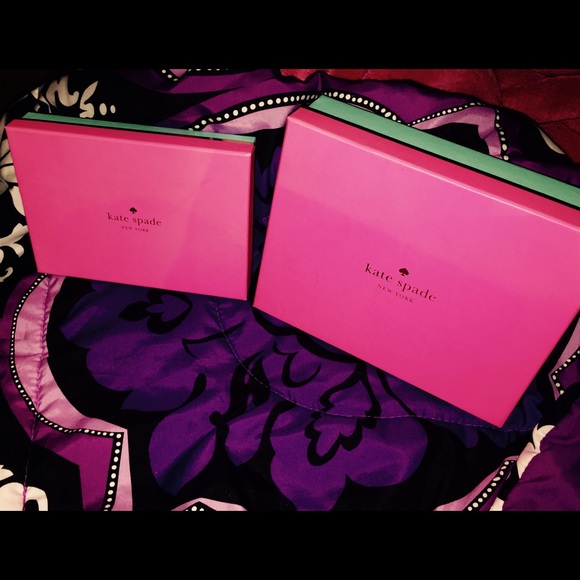 Kate Spade wallet and small handbag gift boxes <3