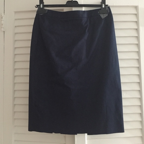J. Crew Factory Navy Pencil Skirt Size 0