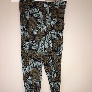 H&M tropical harem pants
