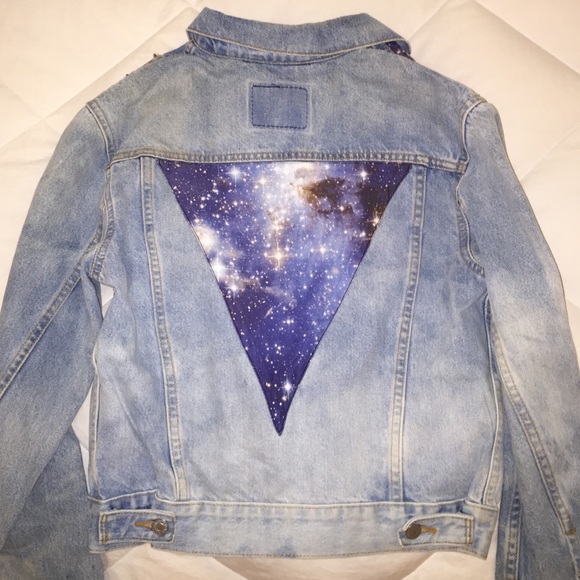 🚀Galactic space Levi's jean jacket ✨