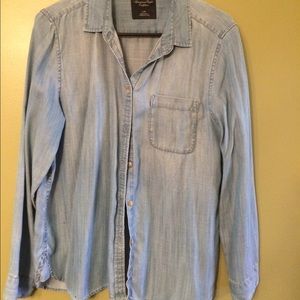 Button up denim shirt