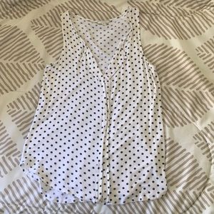 Polka dot tank top