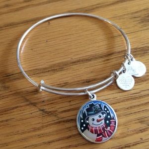 Alex and Ani Snowman Bangle