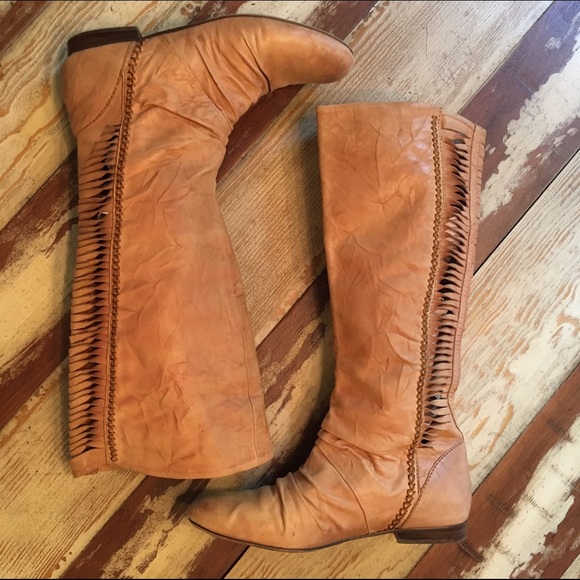 Sam Edelman Leather Berlin Boot in Chesnut