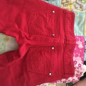 Wrangler Booty Up RED skinny jeans