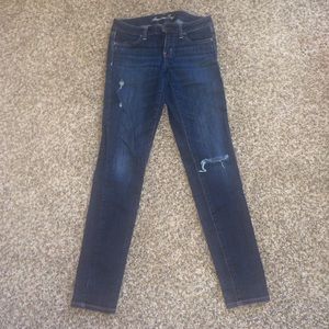 American Eagle distressed jeggings