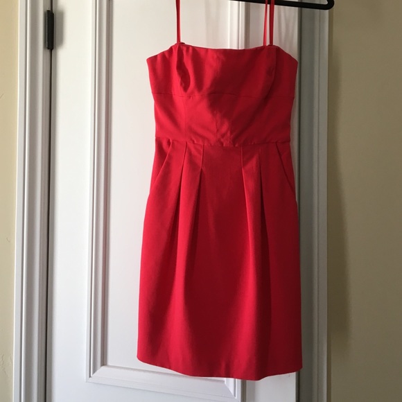 Pink BCBG MaxAzria Strapless Dress w/ Pockets- 0