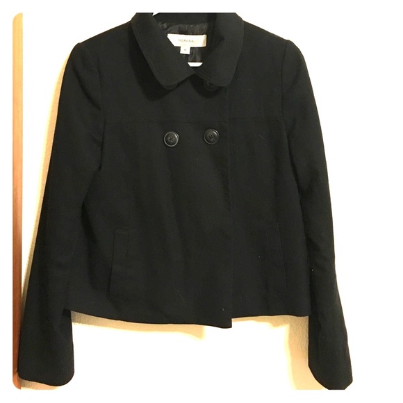 Black pea coat
