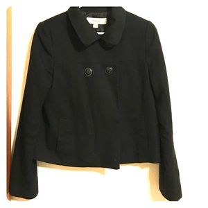 Black pea coat