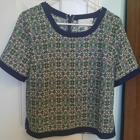 Joa Los Angeles trippy kaleidoscope blouse