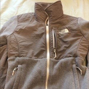 North face Denali gray jacket