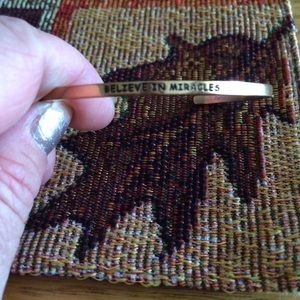 Caring Cuff "Believe in Miracles"