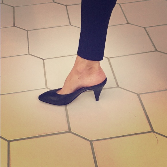 Mansur Gavriel Calf Heel Slipper 