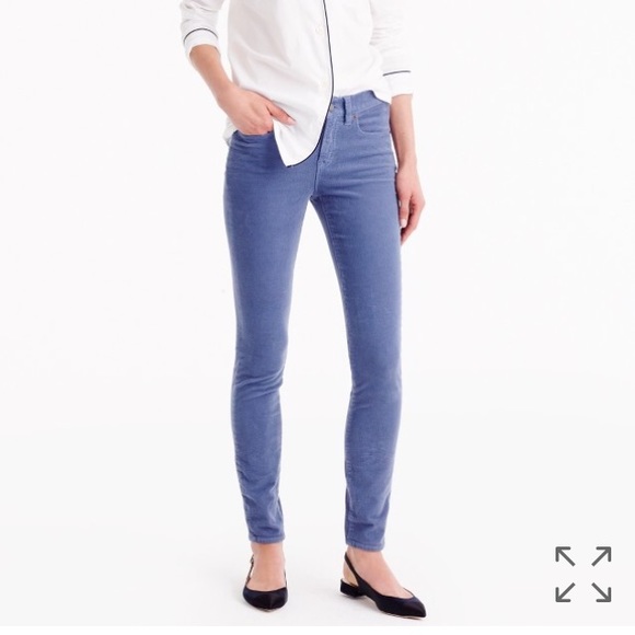 J. Crew black Midrise toothpick cord