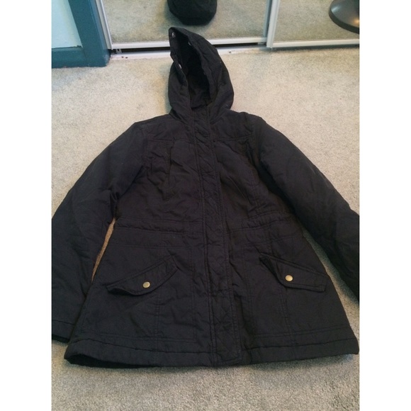Target // Black Quilted Winter Coat