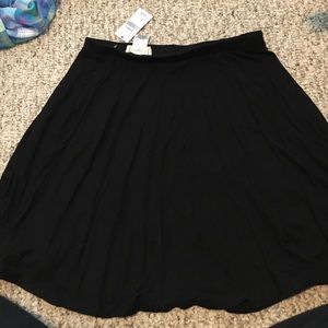loose black skirt