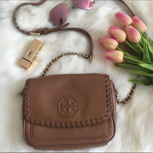 Authentic Tory Burch cross body leather bag
