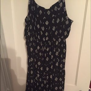 Torrid Black & White Geo print dress