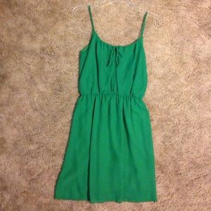 Green Chiffon Dress