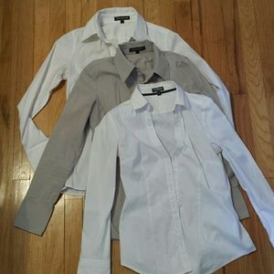 Bundle of 3 Express Button Down Blouses