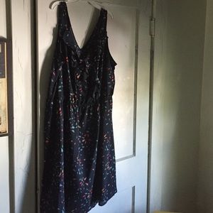 NWOT Mossimo Navy Print Dress (Never Worn)