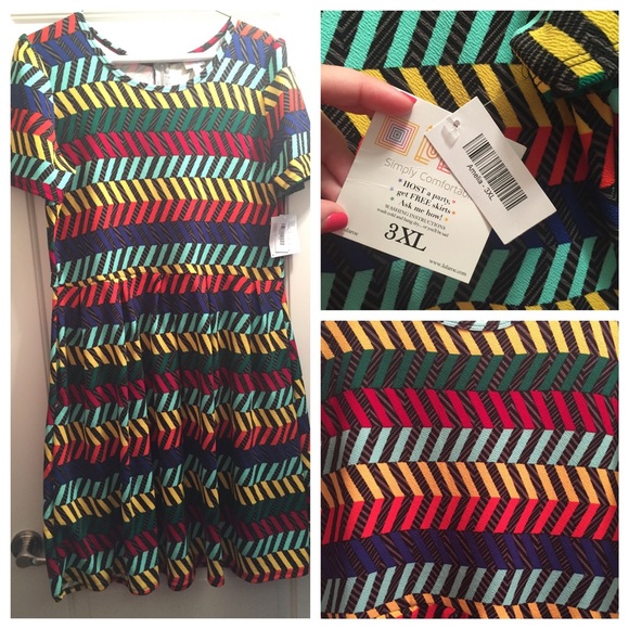 LuLaRoe NWT 3XL Amelia Dress