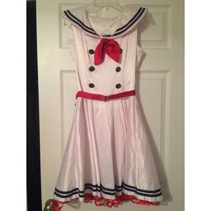 Modcloth Living Dead Souls Sailor Dress