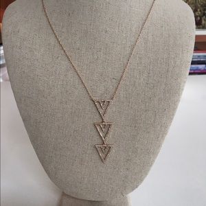 Stella & Dot rose gold necklace