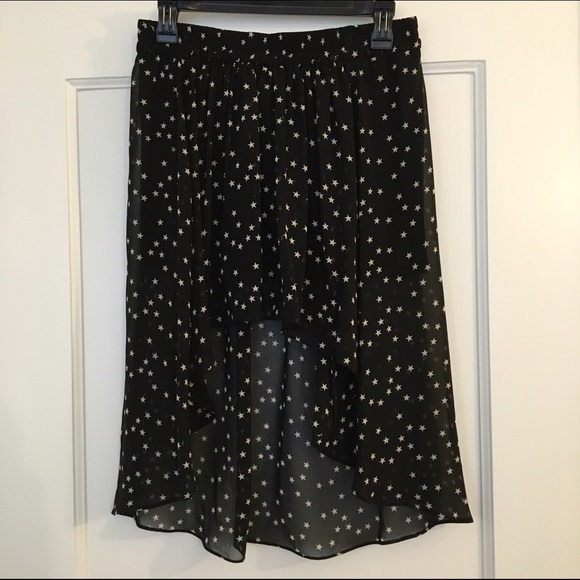 Zara Skirts - Zara High/Low Skirt with Star Print Zara Skirts - Zara High/Low Skirt with Star Print