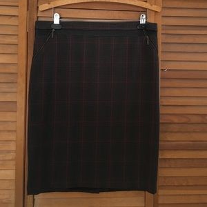 Willi Smith plaid skirt