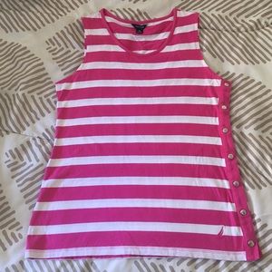 Striped nautica tank