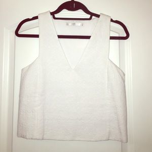 Zara white top