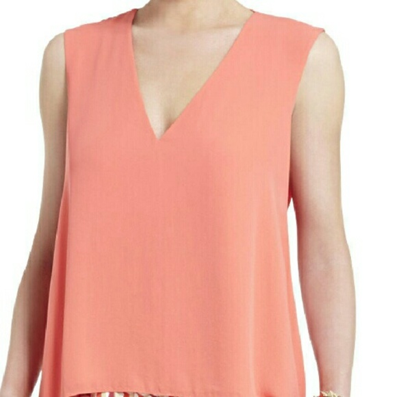 Bcbg eliza coral tank - Picture 1 of 2