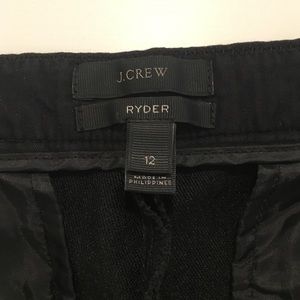 J. Crew black maternity Ryder pants 12