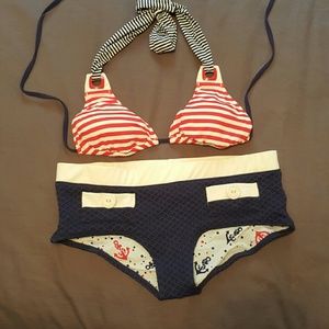 Bikini(never worn) top and bottom are both Medium