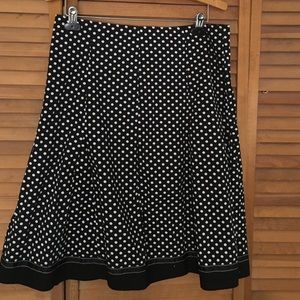 Polka dot skirt