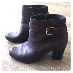 Cole Haan brown booties