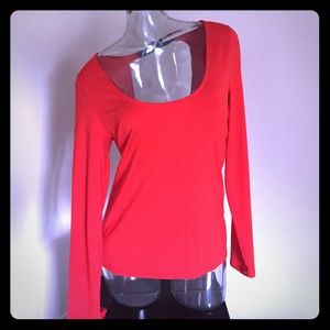 Victoria's Secret Long Sleeve Bow Back Tee