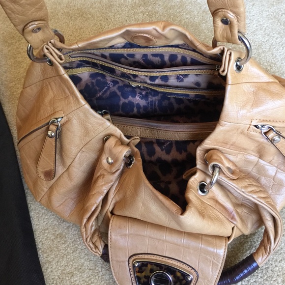 B. Makowsky buttery soft leather satchel. - Picture 3 of 5