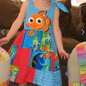 Boutique OOAK Nemo Disney dress 4