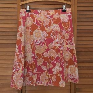 Liz & co. Floral skirt