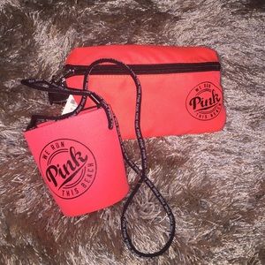 Victoria Secret PINK fanny pack and loozie.