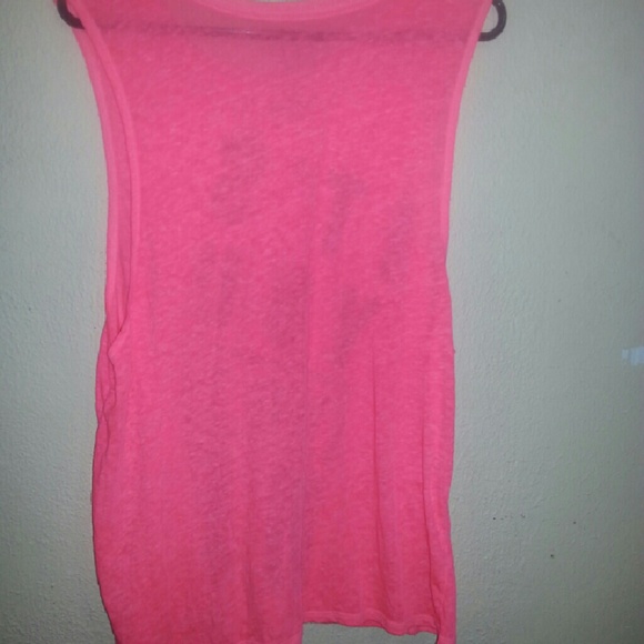 'It's You Not Me' Bright Pink Tank - Picture 2 of 4