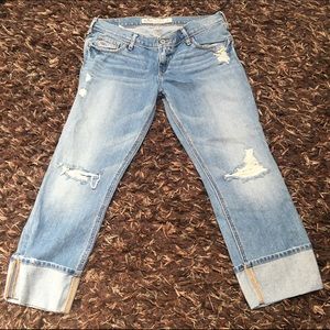 SOLD Hollister Denim Jeans Capri Sz 5