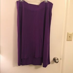 SALE! Purple a-line skirt from Coldwater Creek!