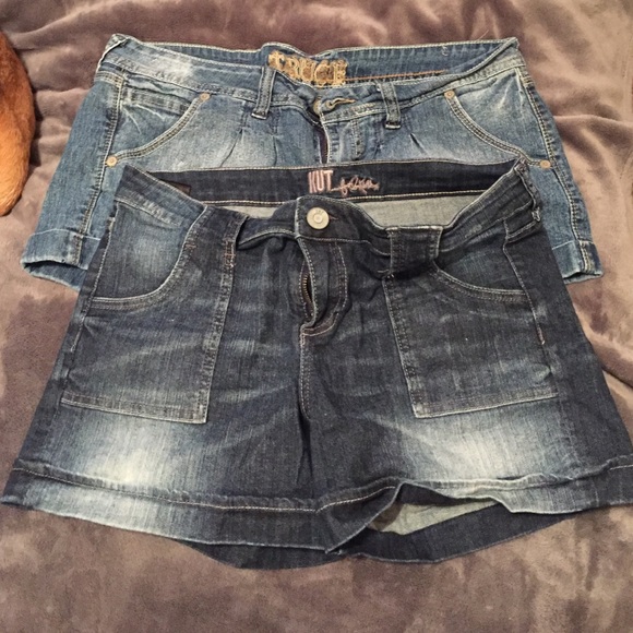 Blue jean Short Shorts