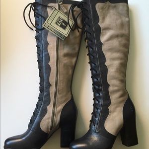 SampleSale find! Frye Parker Dutchess Lace Up Boot