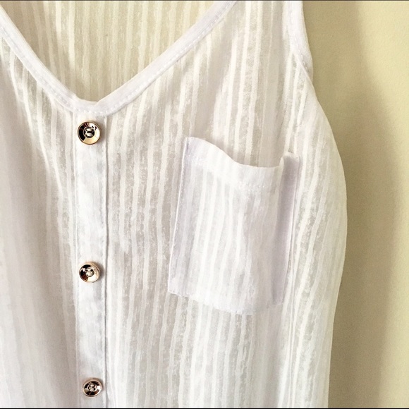 WHITE TANK TOP - Picture 2 of 3