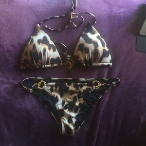 Cheetah print bikini